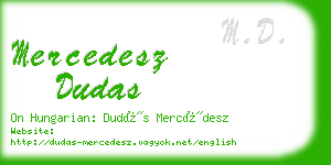 mercedesz dudas business card